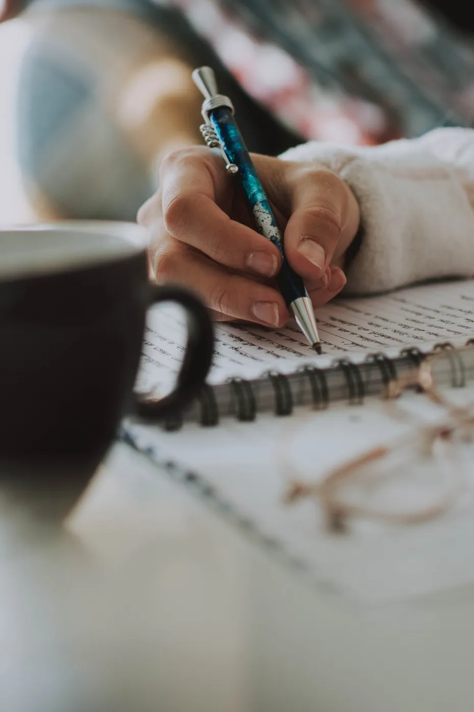 The physical creating of the change comes later